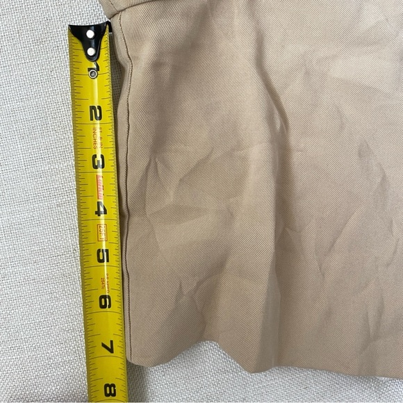 MNG Tan Tailored 7” Shorts 2 - Picture 4 of 12